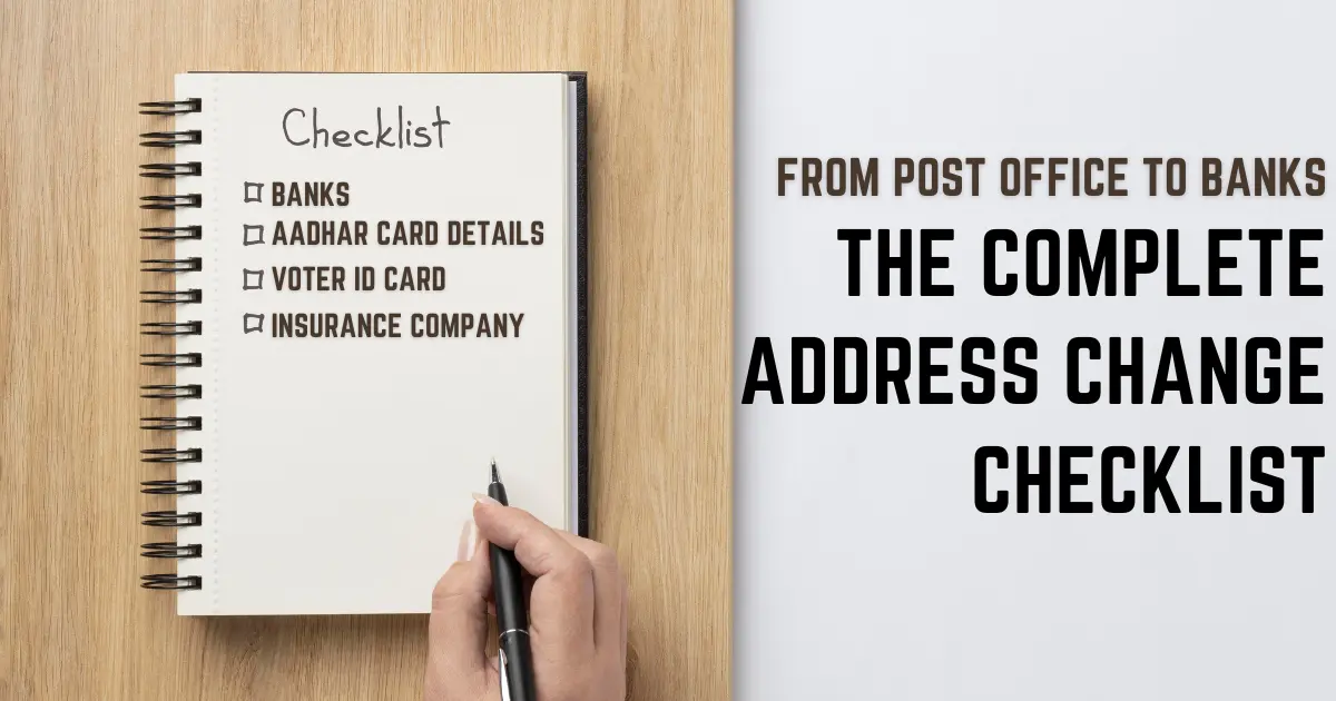 Address Change Checklist