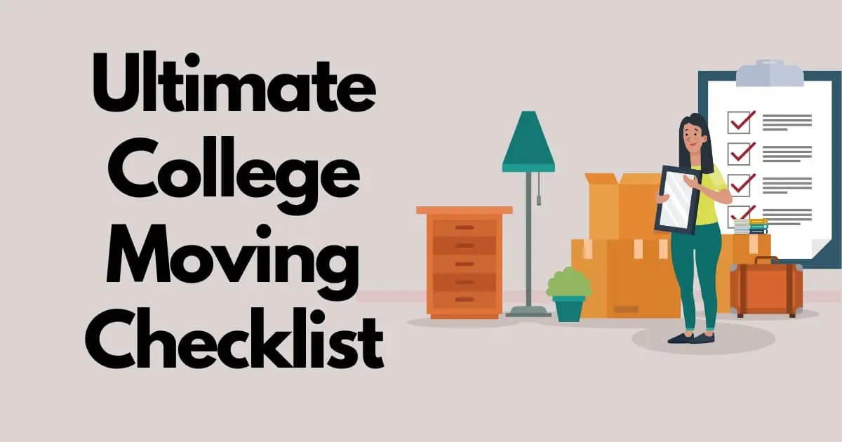 College Moving Checklist