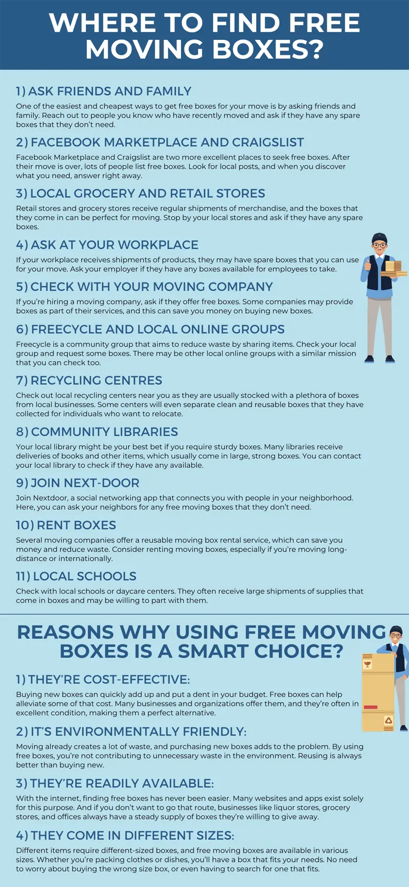 Free Moving Boxes infographic