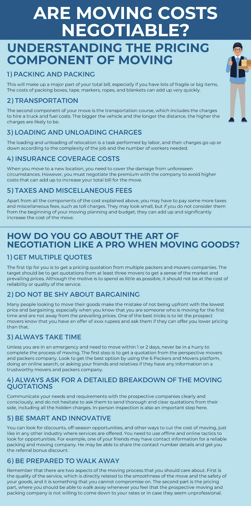 Are Moving Costs Negotiable Infographic