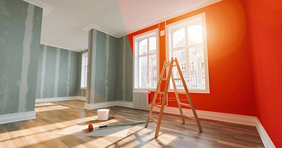 Paint before or after moving